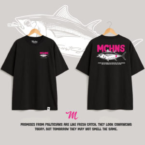 Politicians Are Just Fish Tee [Oversized] [PRE-ORDER]