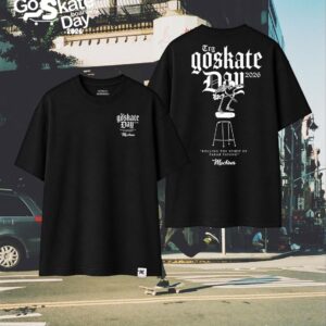 Go Skateboarding Day 2026 “𝙍𝙤𝙡𝙡𝙞𝙣𝙜 𝙏𝙝𝙚 𝙎𝙥𝙞𝙧𝙞𝙩 𝙊𝙛 𝙋𝙖𝙨𝙖𝙧 𝙋𝙖𝙮𝙖𝙣𝙜” Tee [PRE-ORDER]